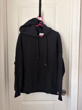 Men's Abercrombie Black Hooded Sweatshirt